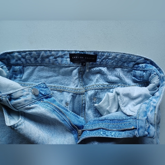 🍒 English Factory Destroyed Mom Jeans - Picture 8 of 12